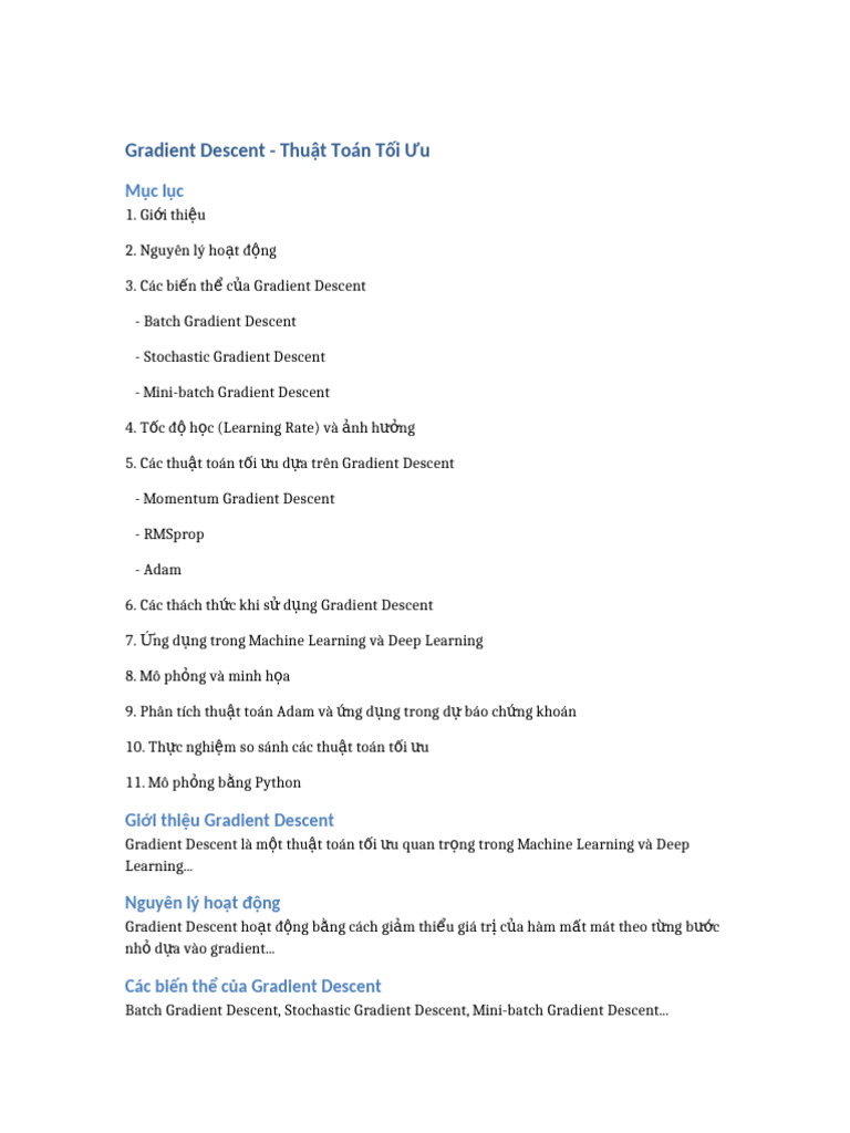 Gradient Descent | PDF
