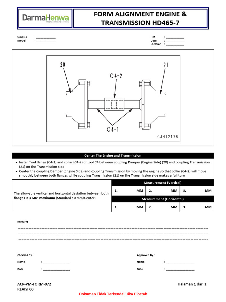 Engine & Transmission Alignment Guide | PDF