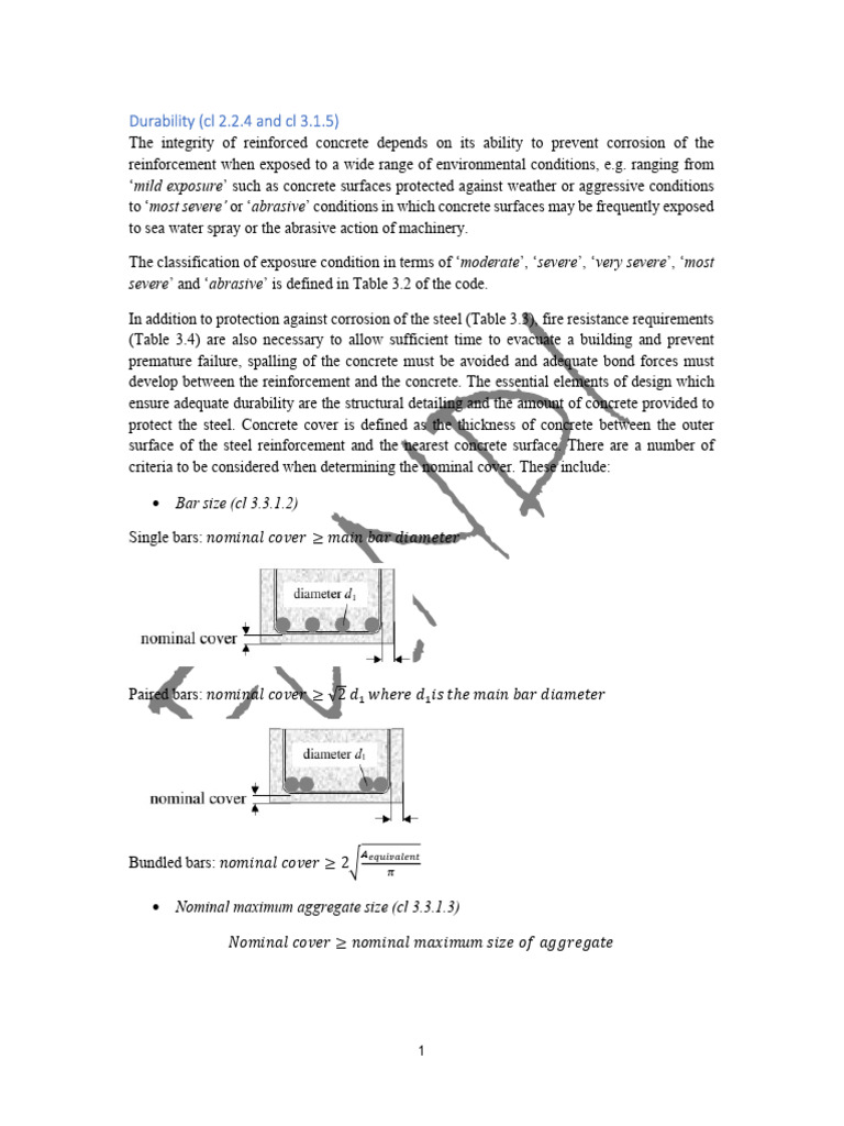 Reinforced Concrete Durability and Design | PDF | Beam (Structure ...
