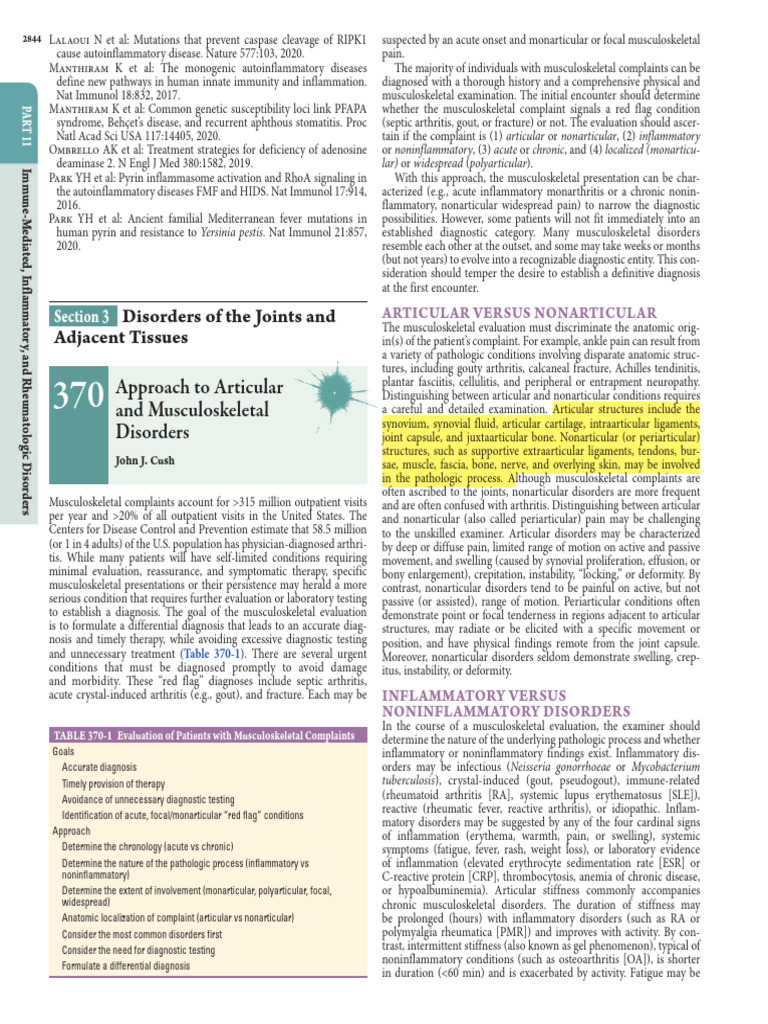 Evaluating Musculoskeletal Disorders | PDF | Arthritis | Joint