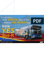 "Vote Yes To Bus-It" Campagin Poster