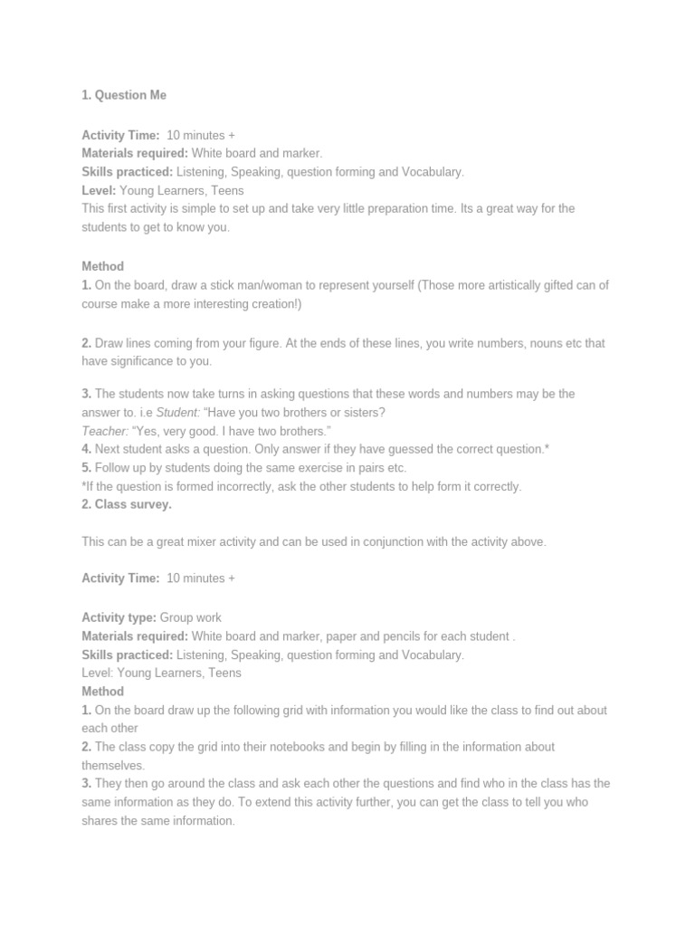 first-day-activities-pdf-vocabulary-question