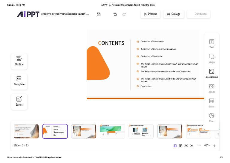 Aippt Ai Powered Presentation Toolkit With One Click Pdf
