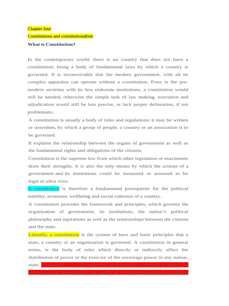 A CONST | PDF | Constitution | Confederation