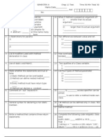 C# Chapter Wise Practice Test