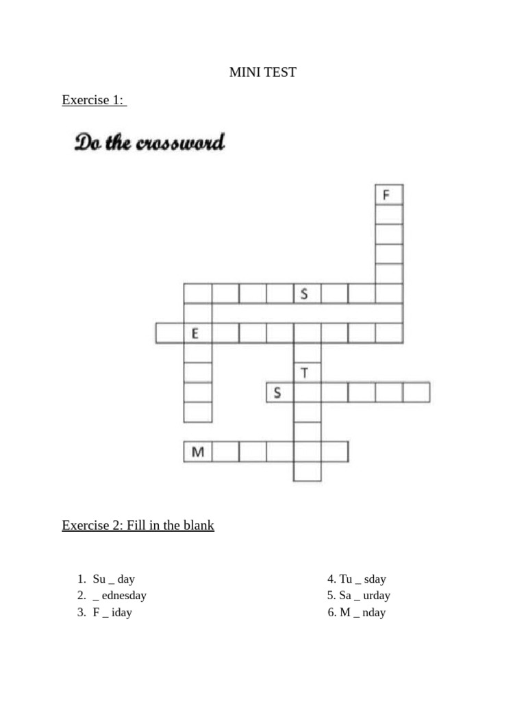 Mini Test 2 | PDF