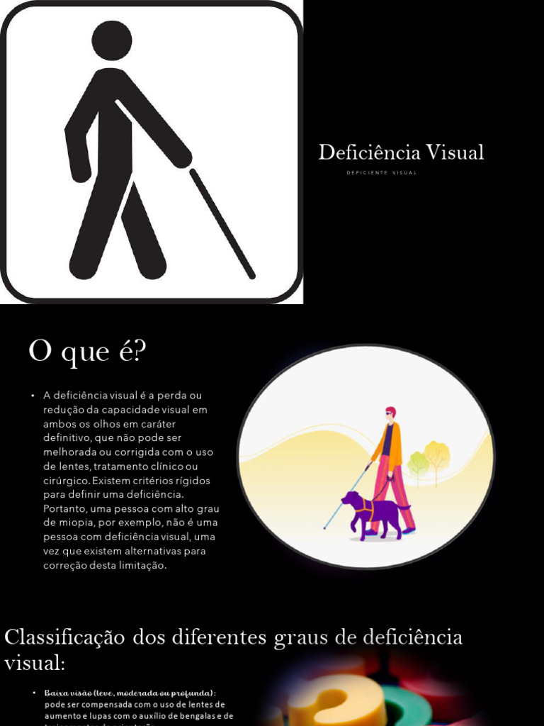 Entendendo a Deficiência Visual e Inclusão | PDF | Deficiência visual ...
