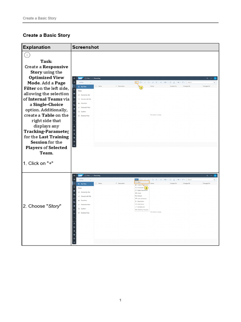 Create a Responsive Story Tutorial | PDF | Computing | Software