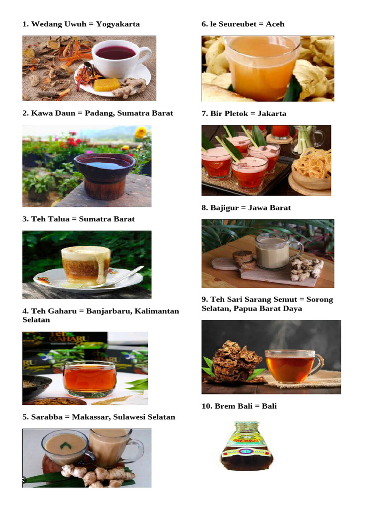 Minuman Tradisional | PDF