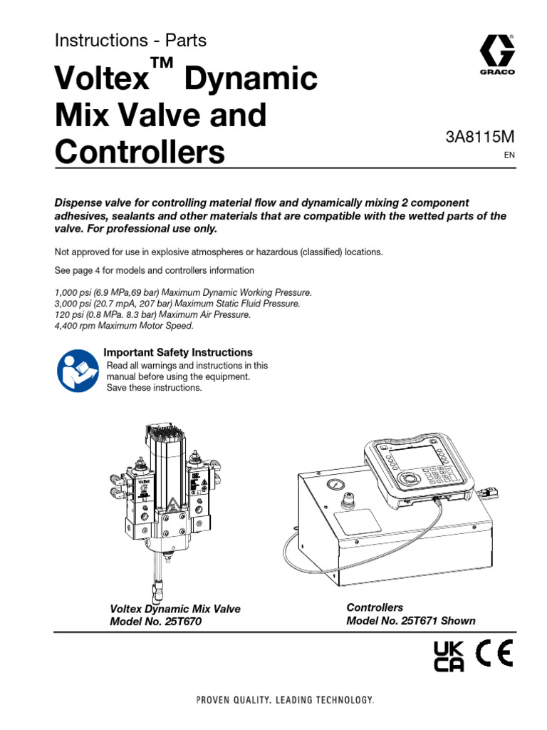 3A8115EN-M | PDF | Personal Protective Equipment | Valve