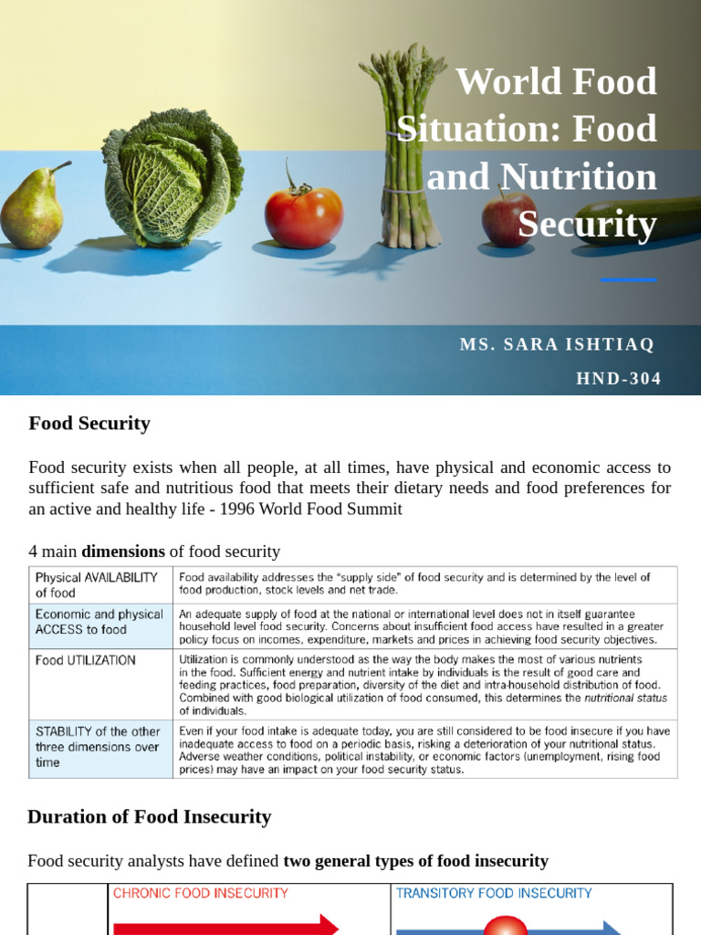 Food Security Challenges & Solutions | PDF | Food Security | Agriculture
