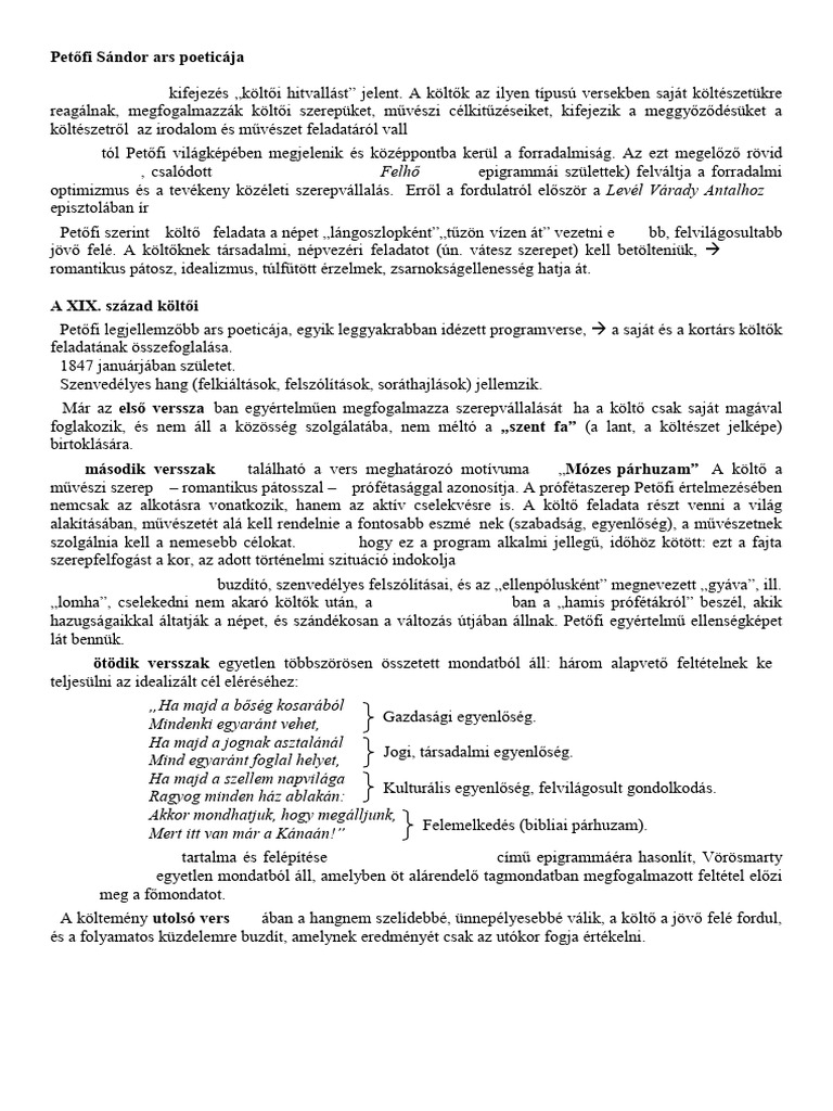 Petofi | PDF