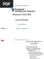 CompTIA Network+ N10-009 Study Guide | PDF | Osi Model | Computer Network