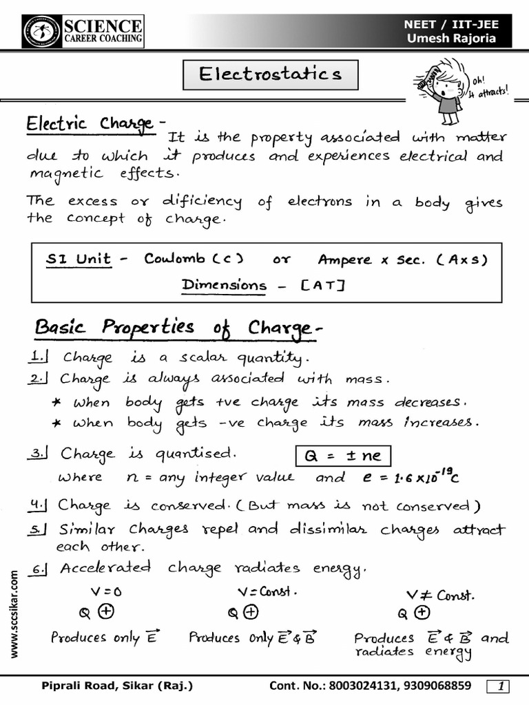 Electrostatics | PDF