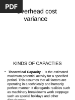 Overhead Cost Variance Analysis Guide | PDF | Business | Business Economics