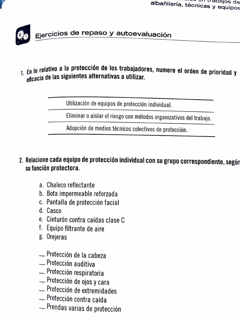 Ejercicios de Repaso Cap.3 Proceso | PDF | Seguridad y salud ocupacional