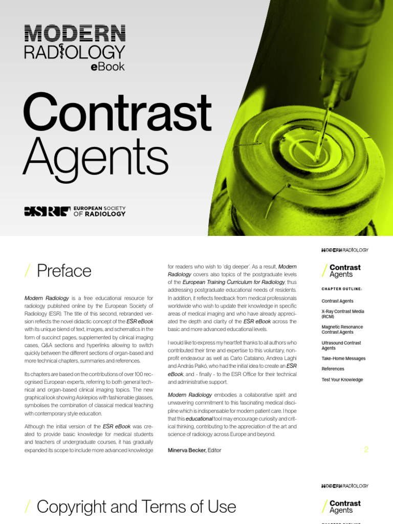 ESR Modern-Radiology Ebook Chapter 10v2 | PDF | Iodine | Magnetic ...