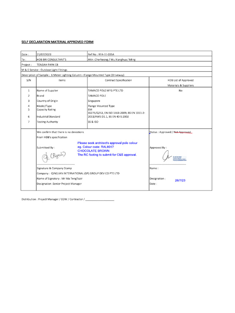RFA-EE-035A (1) Approval | PDF