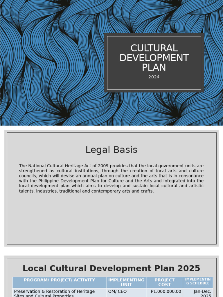 Ligao City Cultural Development Plan 2024 | PDF