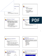 PROJ 520 Project Management Fundamentals: Definition of "Project" Is It A Project?