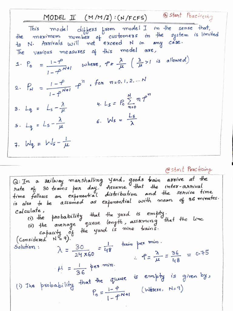M/M/1 Queue Model Analysis | PDF | Customer Experience | Customer ...