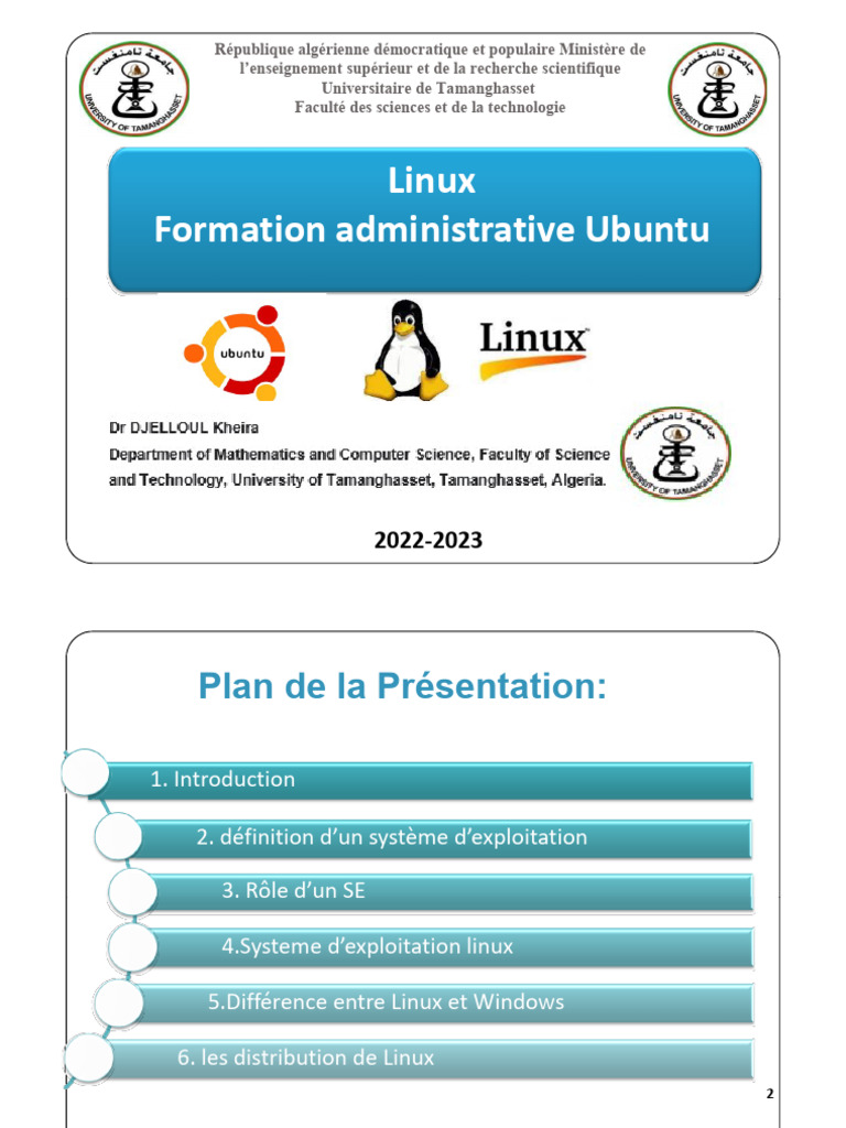 Introduction à Linux et Ubuntu | PDF | Linux | Distribution Linux