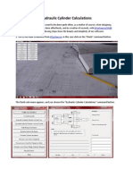 Hydraulic Cylinder Calculations