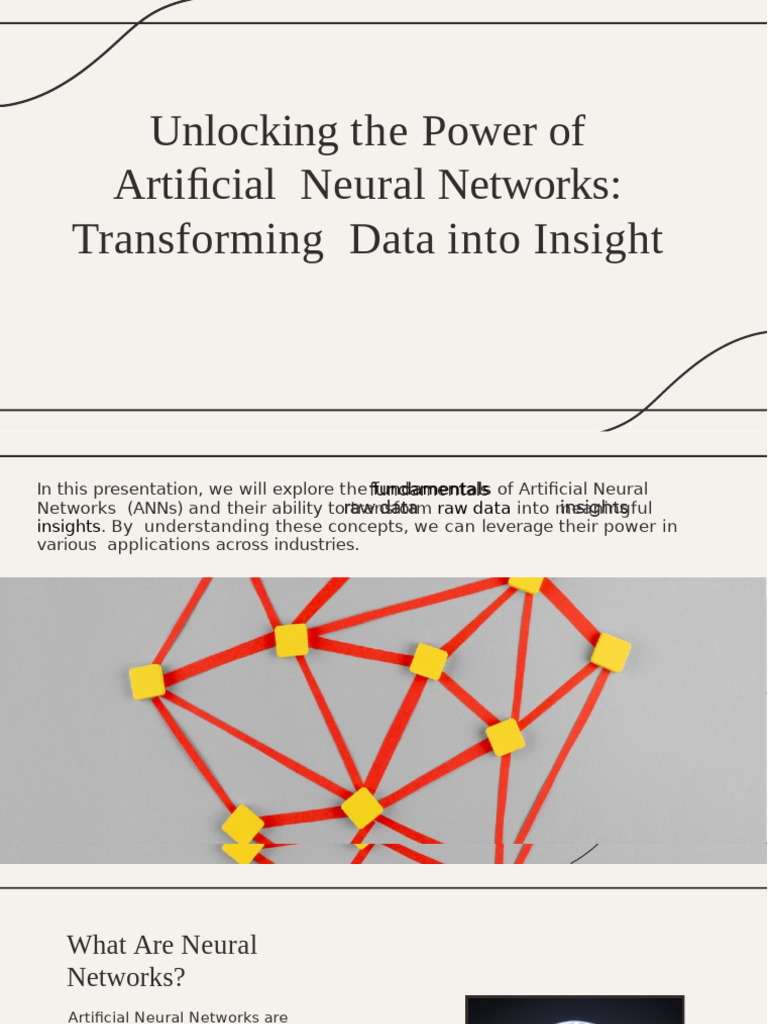 Slidesgo Unlocking The Power of Artificial Neural Networks Transforming ...