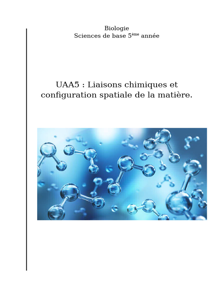 Liaisons chimiques et structure atomique | PDF | Liaison chimique ...
