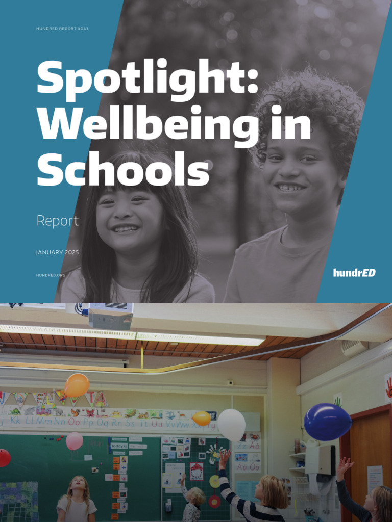 Hundred Wellbeing in Schools Digital Final | PDF | Well Being ...