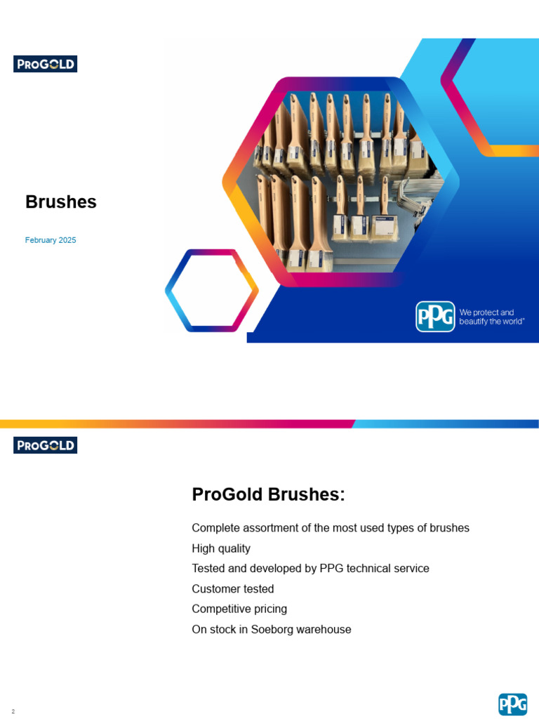 ProGold Brushes Presentation New | PDF