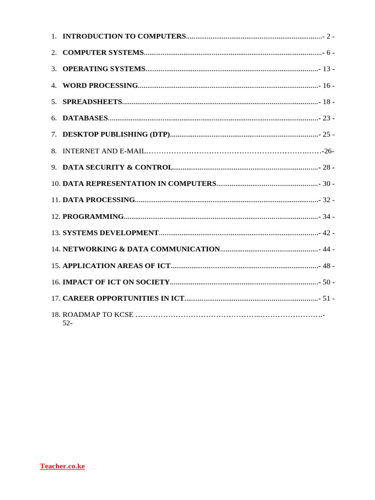 Computer Studies: Key Topics Overview | PDF | Computer Data Storage ...
