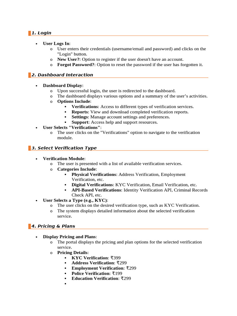 User Guide for Verification Services | PDF | User (Computing) | Login