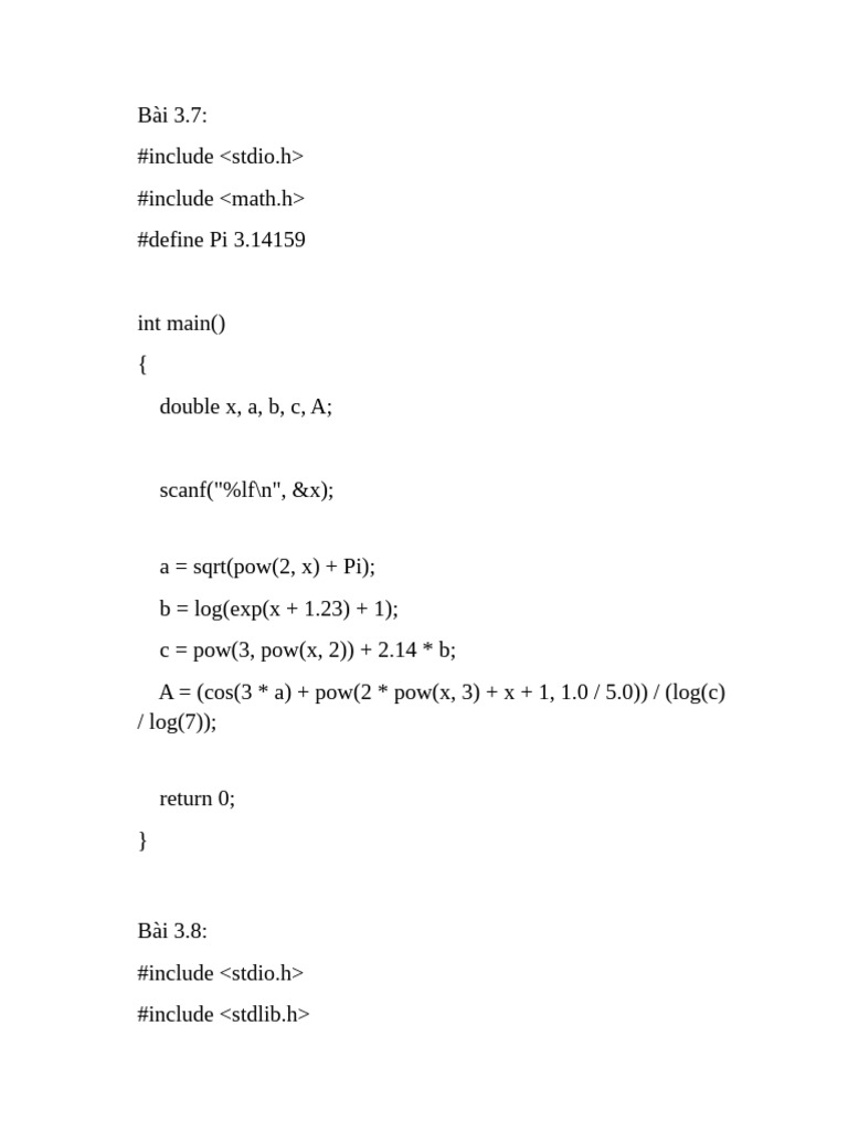 Math Functions and Input Validation | PDF