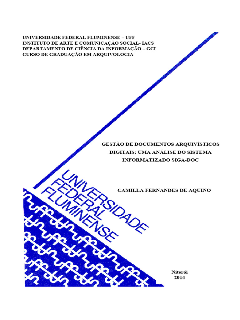 Análise do SIGA-DOC na UFF | PDF | Informação