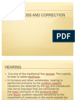 Hearing Loss and Correction