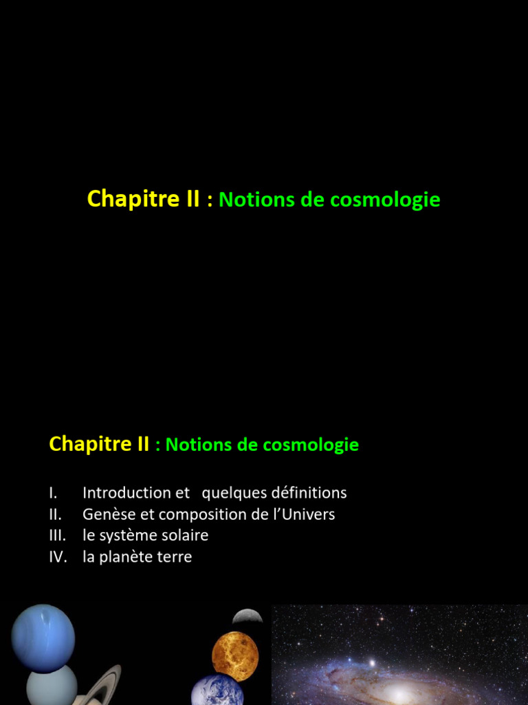 Notions clés de cosmologie et univers | PDF | Galaxie | Voie lactée