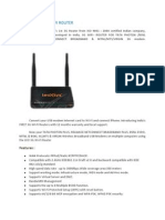 Leoxsys 300N-3G-RT Router