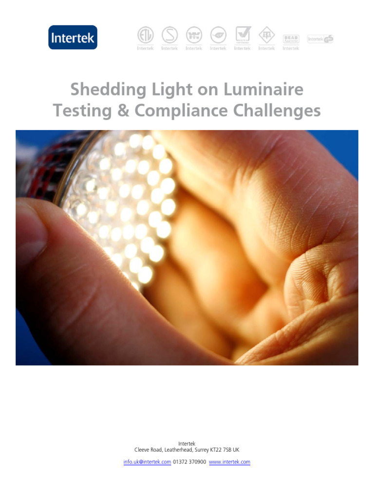 Luminaire Testing & Compliance Guide | PDF | Electromagnetic ...