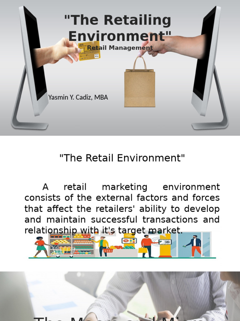 The+Retailing+Environment+PPT+3 | PDF | Retail | Marketing
