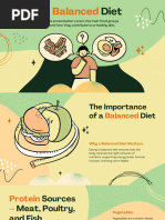 Balanced Diet Chart Overview | PDF