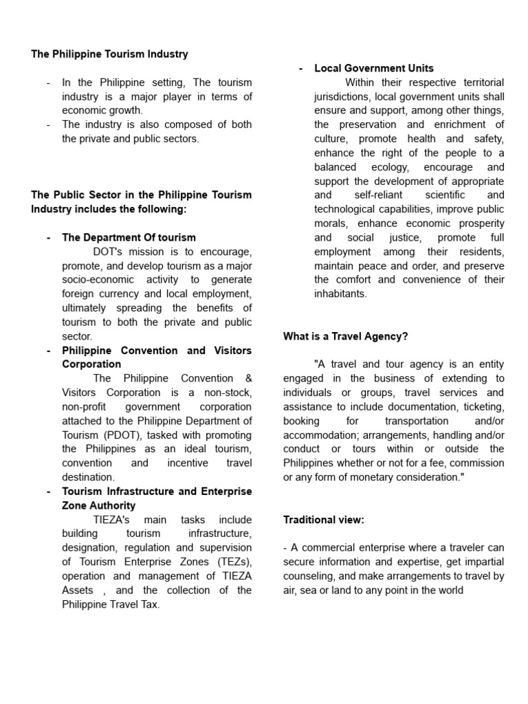 HANDOUT-2N | PDF | Philippines | Tourism