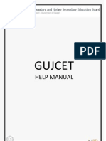Gujcet: Help Manual