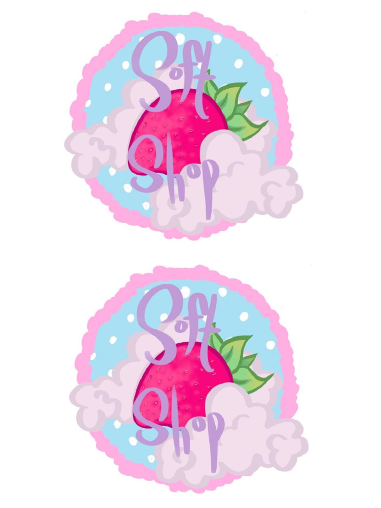 Soft Shop Medium Sticker Sheet | PDF