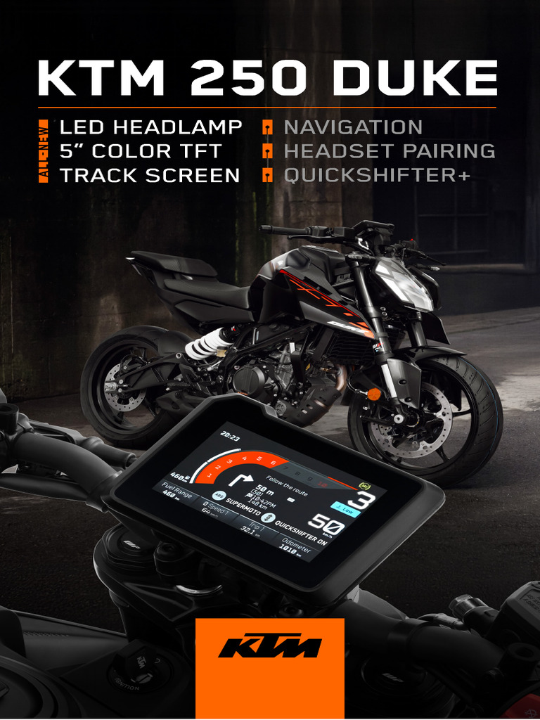 KTM 250 Duke e-brochure