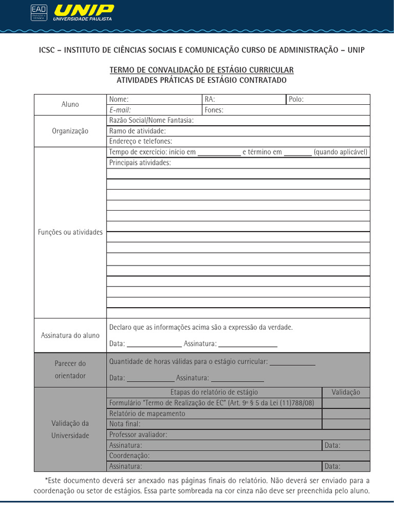 Termo de Convalidação | PDF