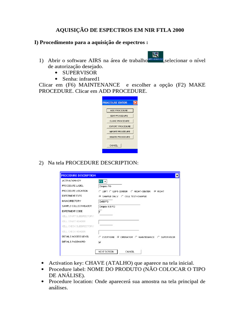 Aquisição de Espectros NIR FTLA 2000 | PDF | Curva