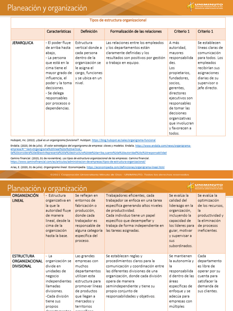 Tipos de Estructura Organizacional | PDF | Business | Economias