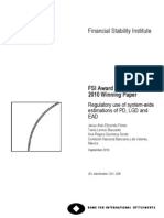 Financial Stability Institute: FSI Award 2010 Winning Paper