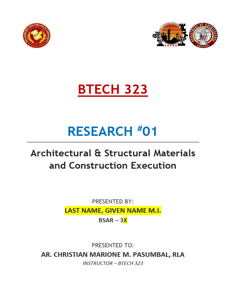 Btech Research Number 1 Cover | PDF